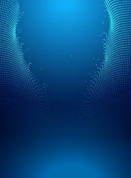 蓝色渐变光电海报背景素材