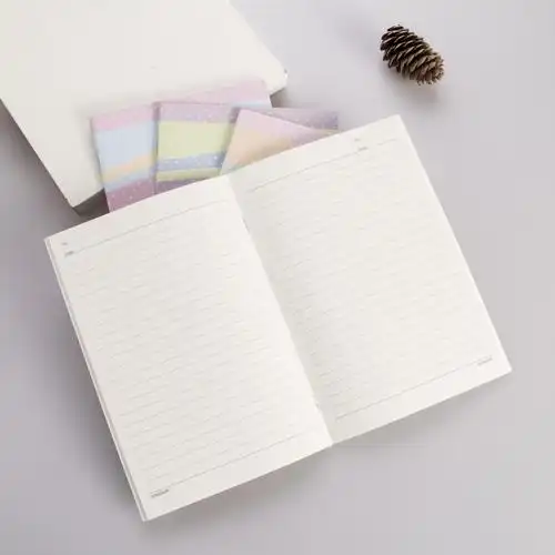 学生文艺a5笔记本作业本 文具双胶纸记事创意笔记本厂家定做批发