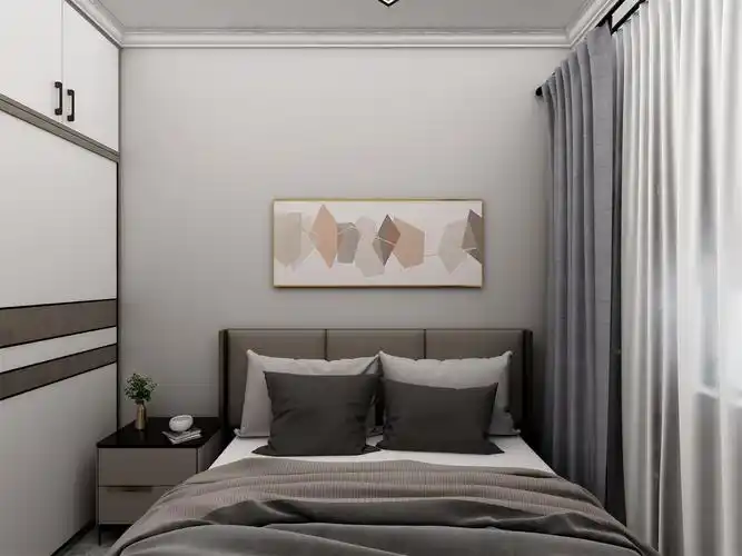 客室以纯净的灰色为主基调,整个空间高级又耐看,让生活更有仪式感.