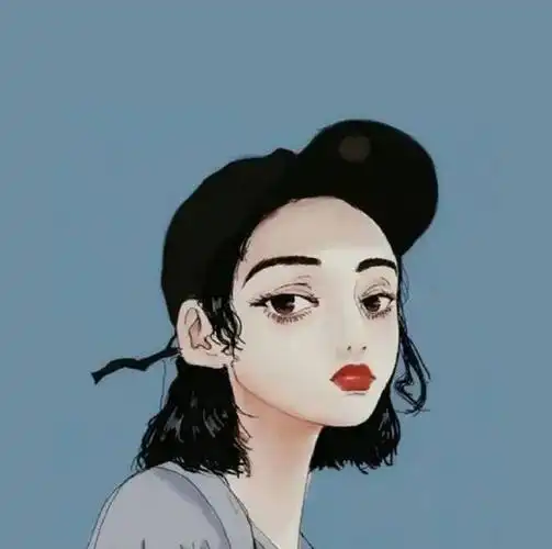 简单耐看的可爱女生卡通头像(2张)_微信头像