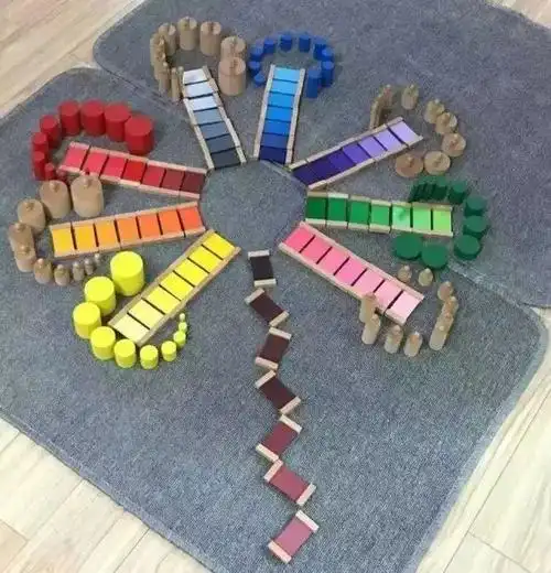 蒙台梭利感官教具之色板走进色彩斑斓的彩色世界丨教具探讨内附操作