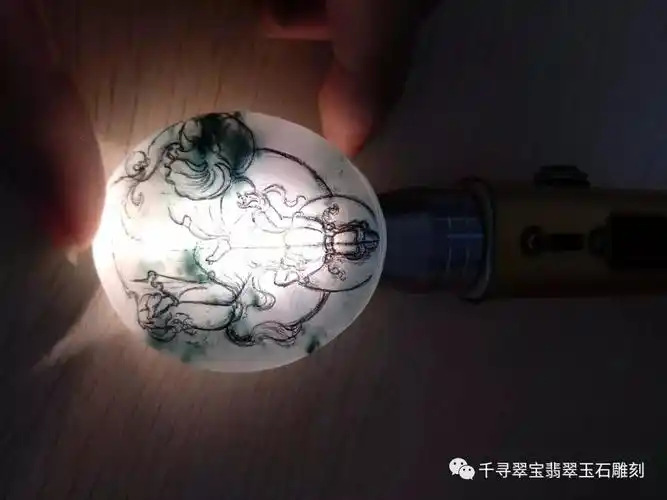 翡翠玉石雕刻普贤菩萨设计图