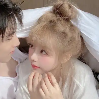 超可爱情侣头像一对甜蜜图片唯美情侣真人浪漫微信头像大全