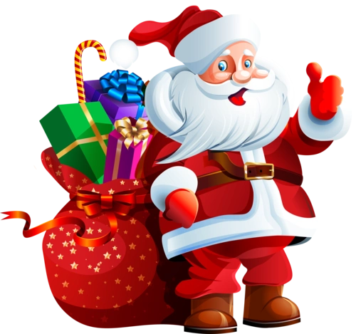 clipart images of santa claus