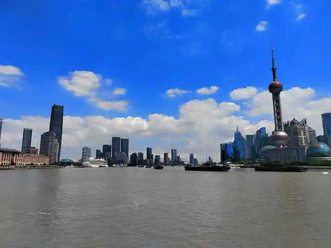 1手机上海黄浦江畔美景掠影