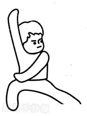 儿童武术简笔画图片大全