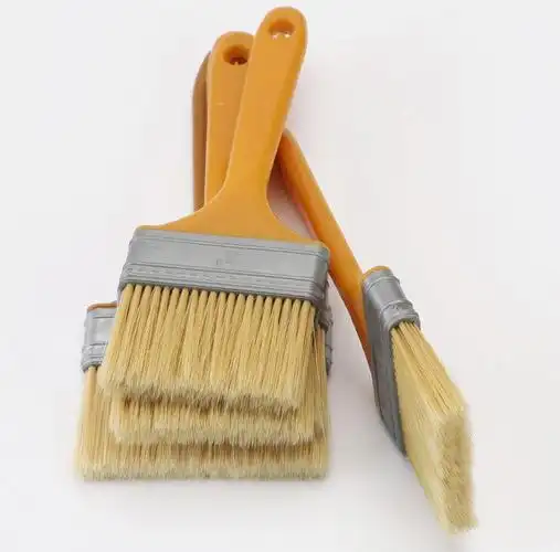 刷子不掉毛油漆刷子毛刷子软毛刷子植毛刷涂料清洁塑料小刷子1寸1把