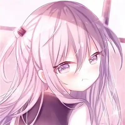 粉色系少女头像可爱 高清好看的可爱女头粉色系二次元图片_女生动漫