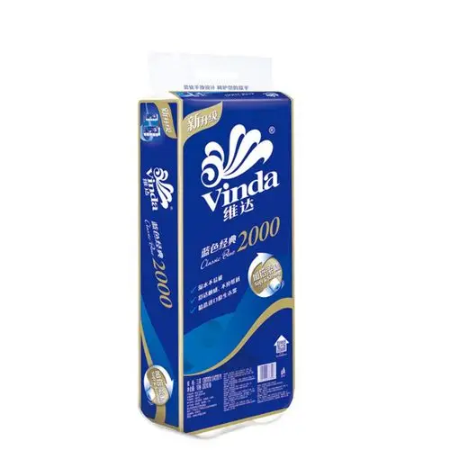 【供货商直发】维达v4073蓝色经典系列4层200g卷卫生纸/提