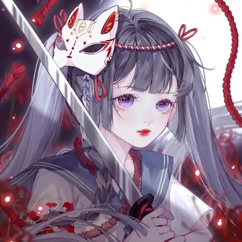 红色系古风动漫头像|生活有望穿秋水的期待,也会有的意想不到的欣喜