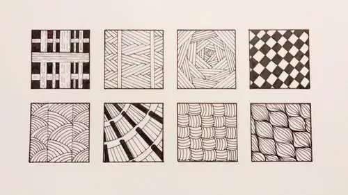 禅绕画从入门到精通丨基础图案1-8教程