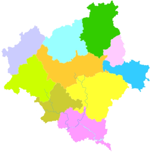 南平市行政区划图 顺昌县 浦城县 光泽县 松溪县 政和县 邵武市 武夷