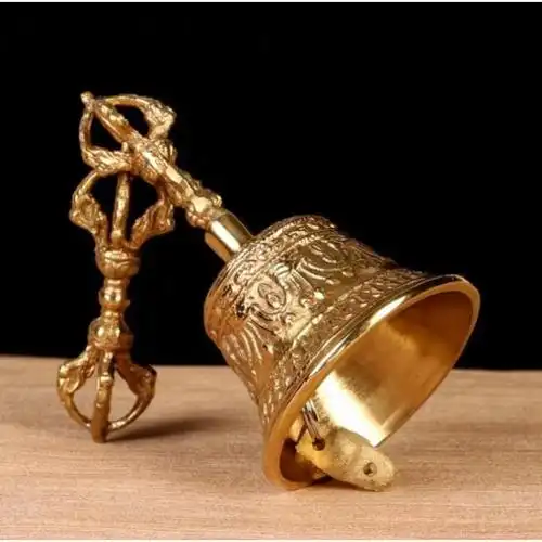 佛具佛事法会法事金刚手摇铃铜铃铃铛铜钟铃类摆件