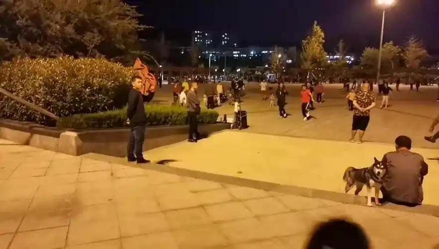 秋天的第一次晚上逛公园,感觉就是不一样啊