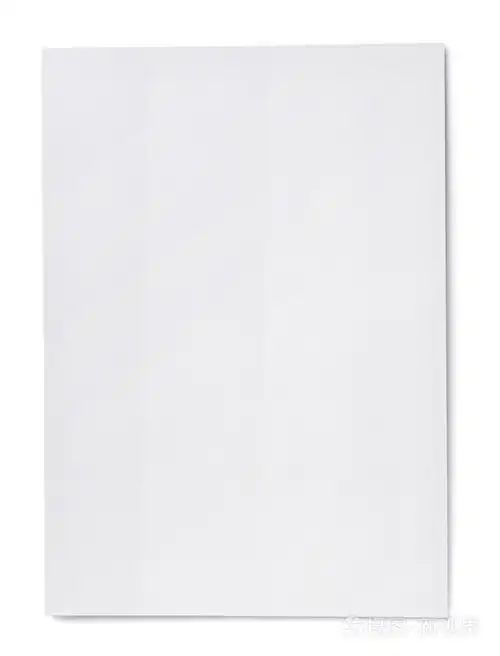 单张信函业务卡白空白纸模板