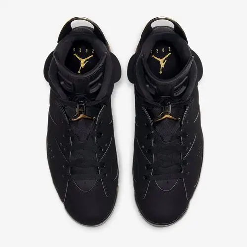 nike耐克正品airjordan6dmpaj6黑金篮球鞋