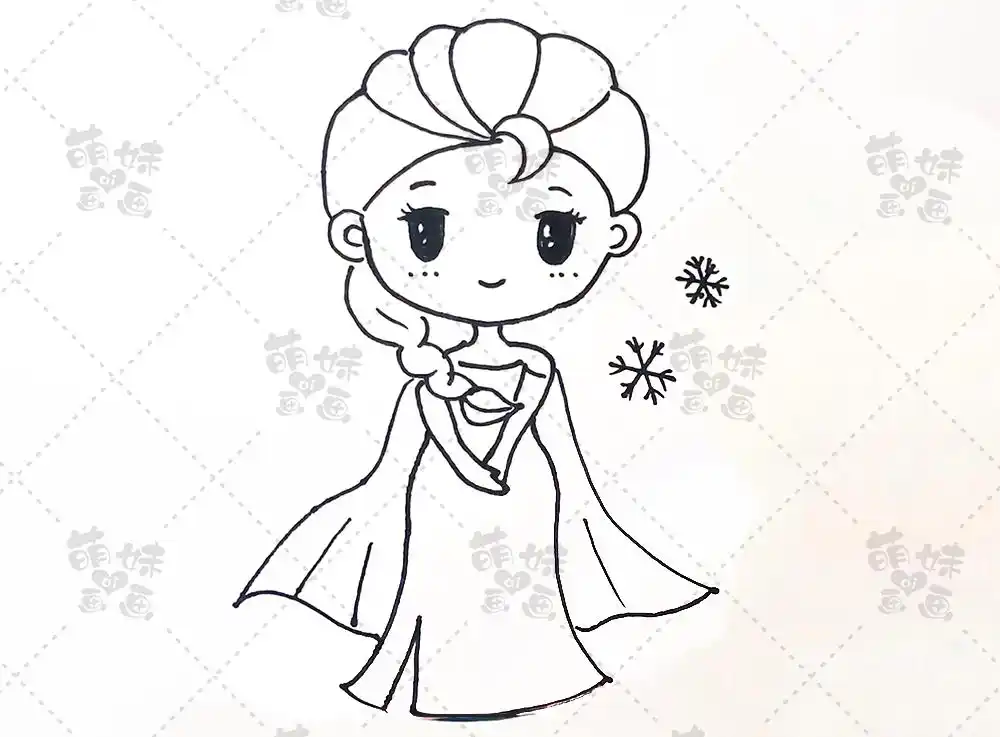 简单又可爱的小公主简笔画合集选出你最喜欢的小公主吧