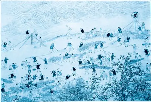 由於受水灾的威胁,中华民族治水的历史源远流长.