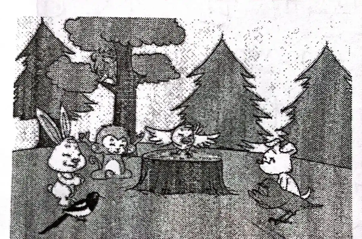 二年级看图写话#森林音乐会 森林音乐会 在一个茂密的森林里,一场盛大