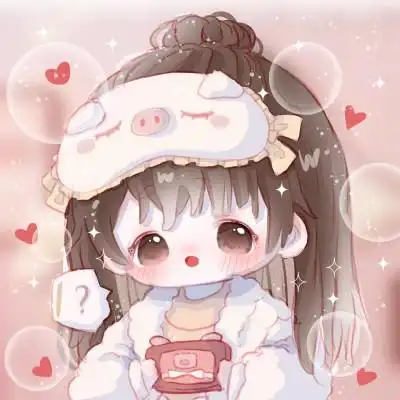 漫画小女孩图片可爱呆萌头像