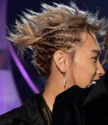 男生玉米辫子怎么编,男生发型图片,发型图片