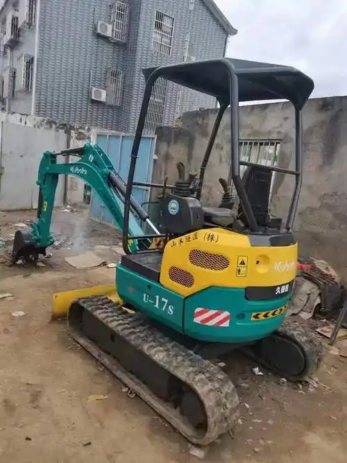 进口久保田17小微挖 原车原版 田里绿化一把手