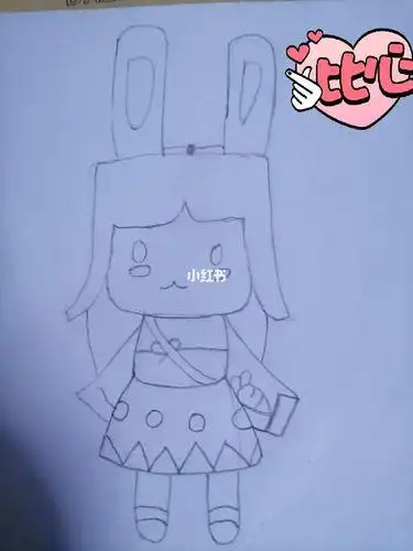 兔美美简笔画 画迷你世界兔美美简笔画