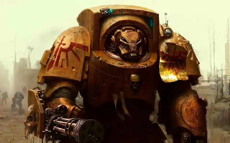 【4k画质】战锤辟谣-终结者盔甲技术已经失传,无法量产?