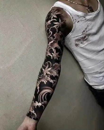 9张男性帅气的大花臂纹身作品