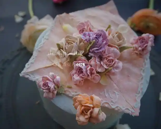 自然系裱花蛋糕——遗忘的玫瑰情书94