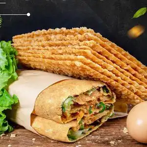 煎饼果子薄脆发批脆饼山东杂粮煎饼脆皮片粗杂粮天津手工摊麻叶商