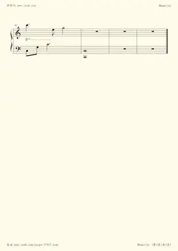 memories-鞠佳男小提琴谱