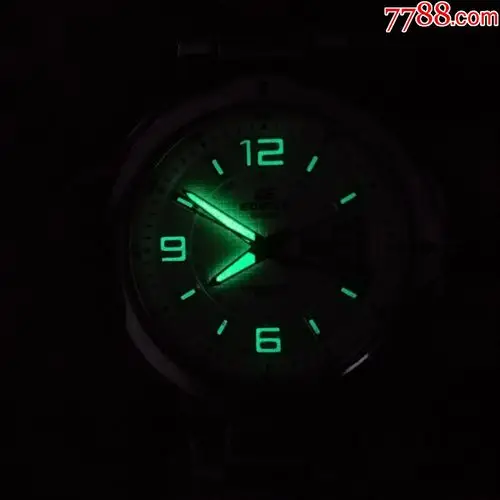 日本卡西欧电子男表【夜光漂亮】【漂亮格纹表盘】【高闪刻度,指针】