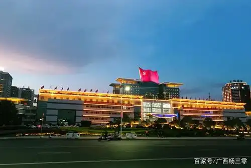 广西贵港新世纪广场夜景