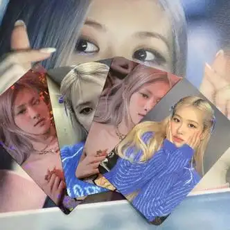 朴彩英正规blackpink小卡rose solo专辑k4特典公主肉怼脸肉 k4整套三