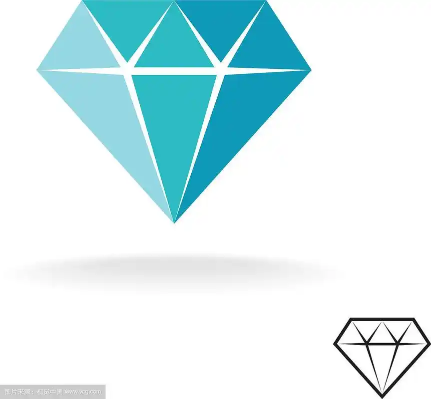 钻石标志蓝色钻石标志珠宝店