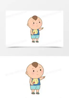 卡通小男孩293矢量卡通宝宝长高了492卡通宝宝相册背景素材201卡通