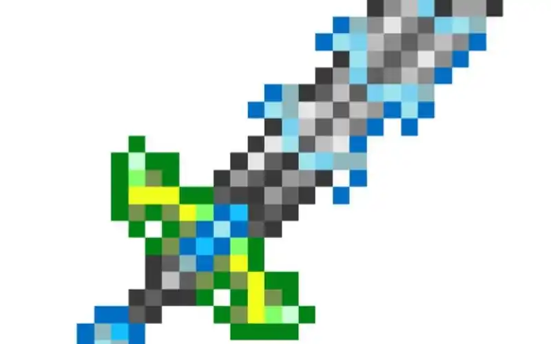 泰拉瑞亚像素画波涌之刃