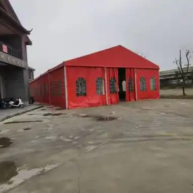 结婚彩篷农村宴请篷房喜事篷房户外婚礼大棚农村流水席大棚