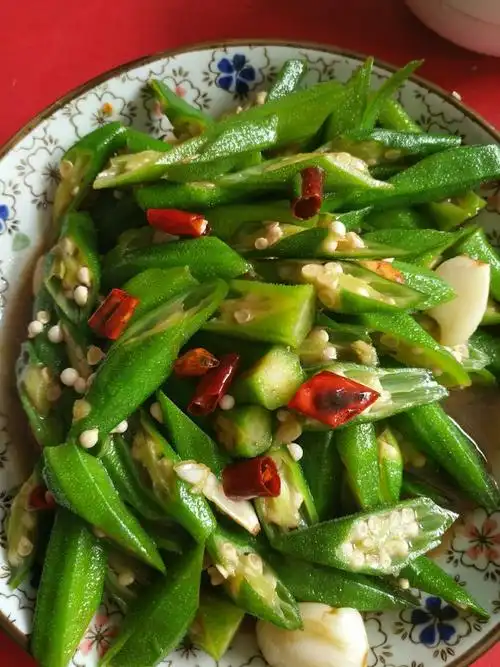素炒秋葵,简单易学的做法