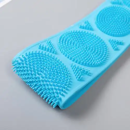 搓澡巾双面家用包邮强力搓泥搓灰男女硅胶洗澡神器搓背长条后背