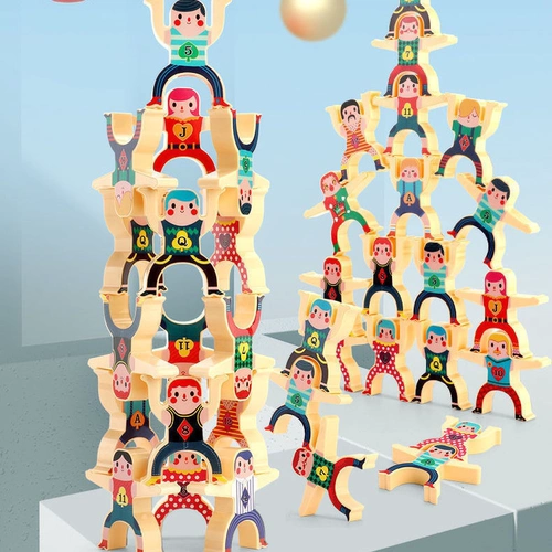 儿童玩具大力士叠叠乐积木