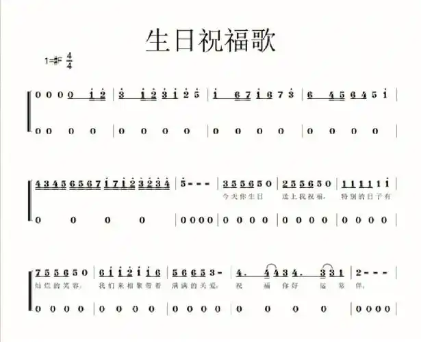 生日祝福歌生日快乐歌海底捞