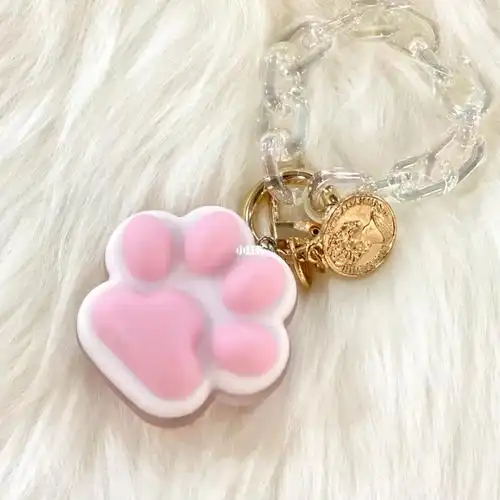 粉红樱花滴胶猫爪