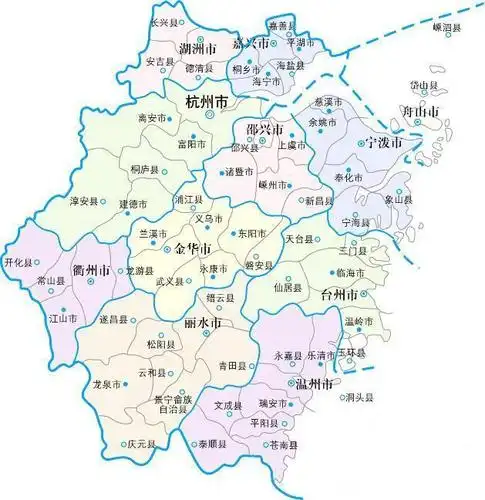 浙江省地图
