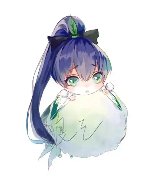 绘画素材分享/q版阴阳师,萌萌哒,适合初学者临摹