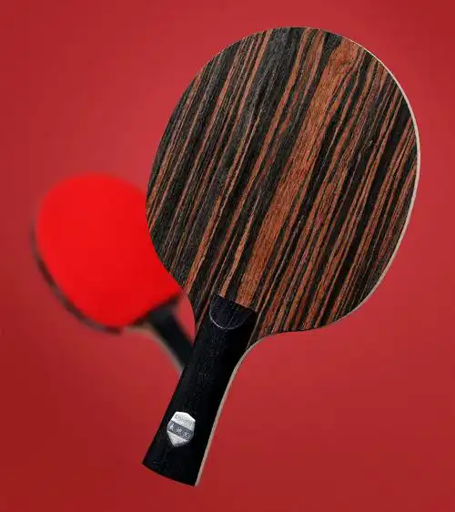 蝴蝶同款乒乓球拍直拍六星单拍1只碳素底板横拍含胶皮成品拍短柄拍