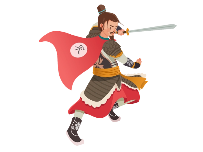 儿童插画—「岳飞传」