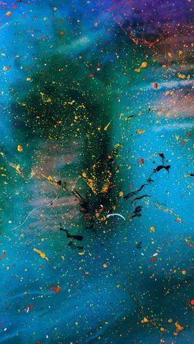 spots, paint, colorful, glass, surface, abstraction wallpaper