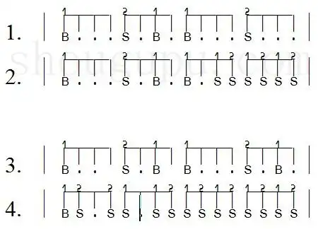 《一瞬间》鼓谱